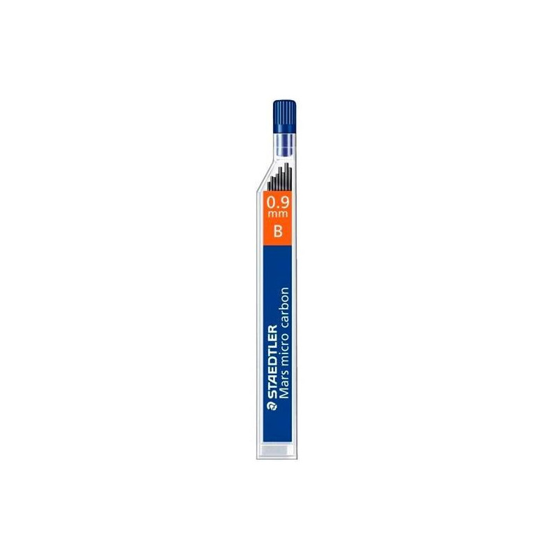 (250 09-B) STAEDTLER MINAS MARS MICRO CARBON 0.9MM B ESTUCHE 12 UD