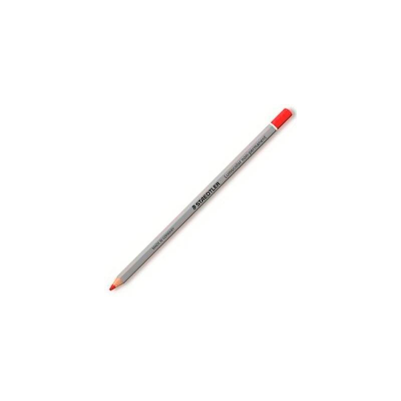 (108-2) STAEDTLER LÁPIZ PARA MARCAR OMNICHROM NON-PERMANENT ROJO