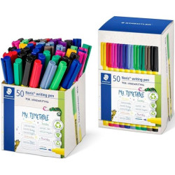 (307-S CT50) STAEDTLER ROTULADORES NORIS WRITING PEN 307 PUNTA FINA C/SURTIDOS CAJA EXPOSITORA 50 UD