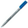 (316-3) STAEDTLER ROTULADOR NO PERMANENTE LUMOCOLOR 316 F AZUL