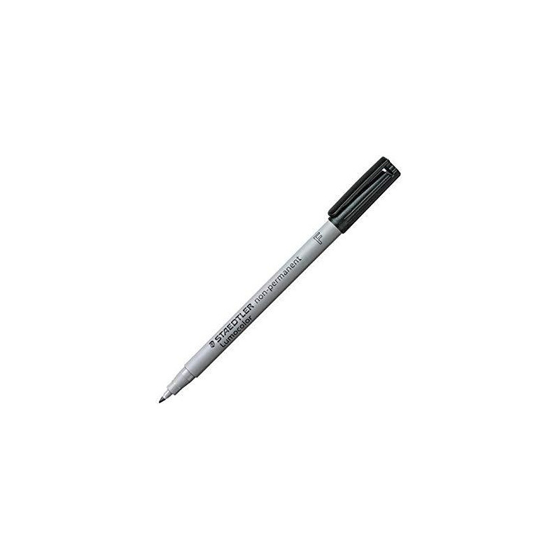 (316-9) STAEDTLER ROTULADOR NO PERMANENTE LUMOCOLOR 316 F NEGRO