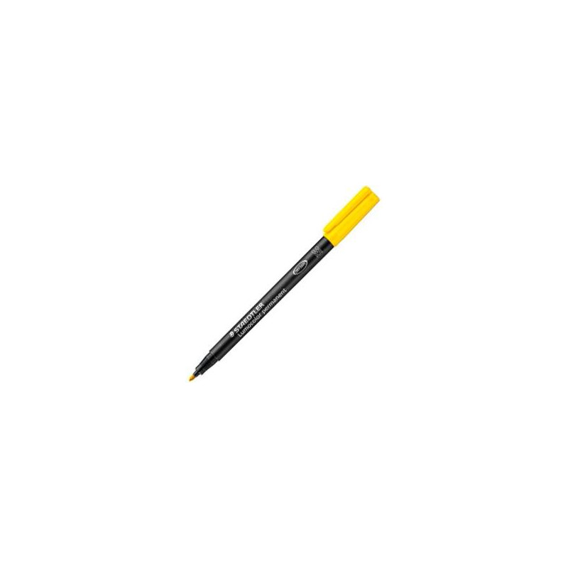 (317-1) STAEDTLER ROTULADOR PERMANENTE LUMOCOLOR 317 M AMARILLO