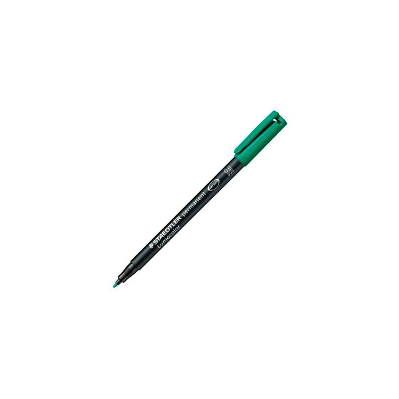(317-5) STAEDTLER ROTULADOR PERMANENTE LUMOCOLOR 317-5 M VERDE