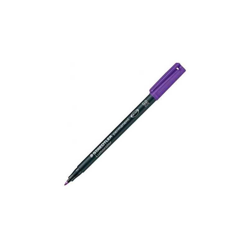 (317-6) STAEDTLER ROTULADOR PERMANENTE LUMOCOLOR 317-6 M VIOLETA