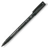 (317-9) STAEDTLER ROTULADOR PERMANENTE LUMOCOLOR 317-9 M NEGRO