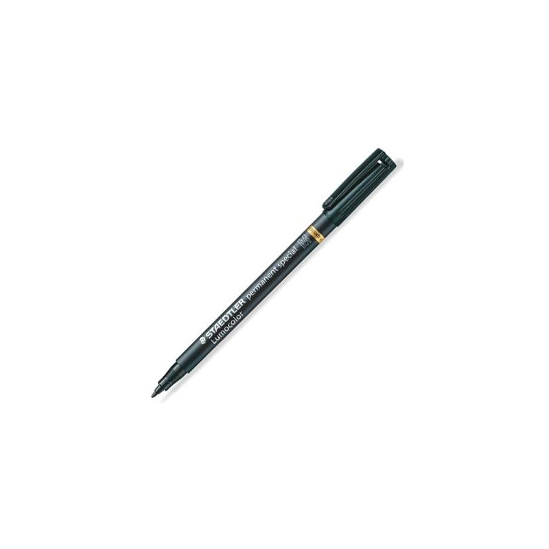 (319 M-9) STAEDTLER ROTULADOR ESPECIAL PERMANENTE LUMOCOLOR M NEGRO