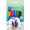 (323 C10) STAEDTLER ROTULADOR TRIPLUS COLOR 323 TRIANGULAR C/SURTIDOS ESTUCHE 10 UD
