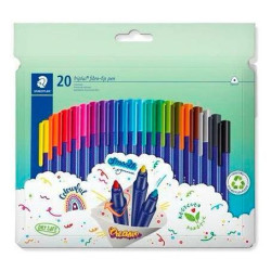 (323 C20) STAEDTLER ROTULADOR TRIPLUS COLOR 323 TRIANGULAR C/SURTIDOS ESTUCHE 20 UD