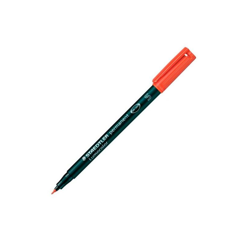 (313-2) STAEDTLER ROTULADOR PERMANENTE LUMOCOLOR 313-2 S ROJO