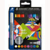 (344 C8) STAEDTLER MARCADOR DE TIZA LÍQUIDA LUMOCOLOR 344 C/SURTIDOS ESTUCHE 8 UD