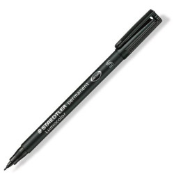 (313-9) STAEDTLER ROTULADOR PERMANENTE LUMOCOLOR 313-9 S NEGRO