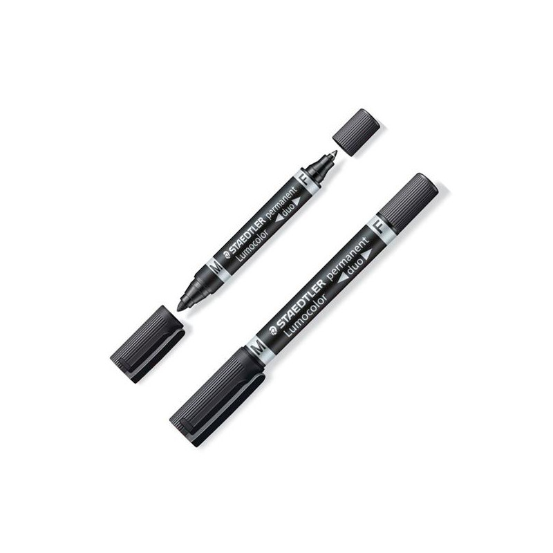 (348-9) STAEDTLER MARCADOR PERMANENTE LUMOCOLOR 348-9 NEGRO