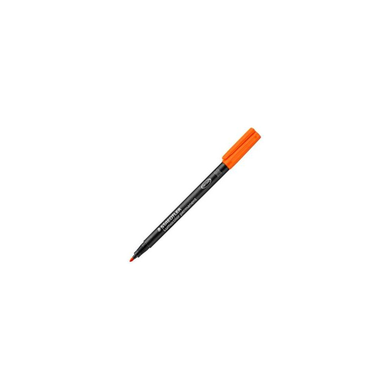 (317-4) STAEDTLER ROTULADOR PERMANENTE LUMOCOLOR 317 M NARANJA