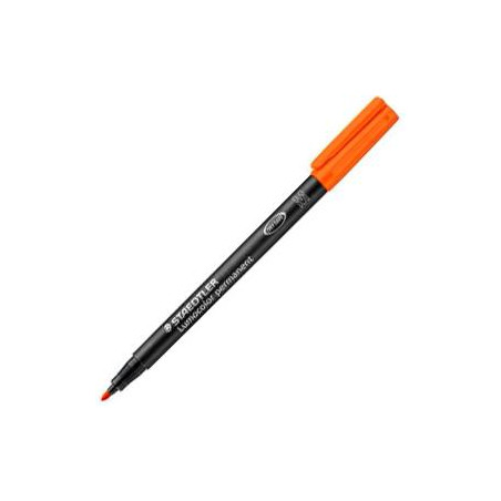 (317-4) STAEDTLER ROTULADOR PERMANENTE LUMOCOLOR 317 M NARANJA