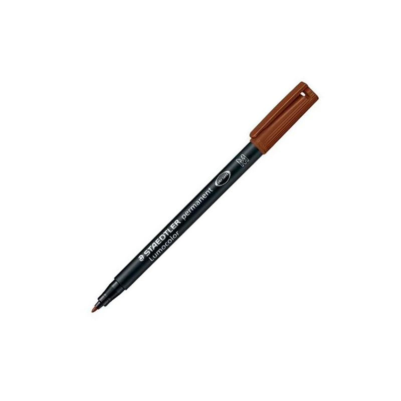 (317-7) STAEDTLER ROTULADOR PERMANENTE LUMOCOLOR 317-7 M MARRON