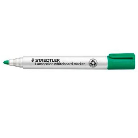 (351-5) STAEDTLER ROTULADOR PIZARRA-BLANCA LUMOCOLOR 351-5 PUNTA REDONDA VERDE