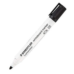 (351-9) STAEDTLER ROTULADOR PIZARRA-BLANCA LUMOCOLOR 351-9 PUNTA REDONDA NEGRO