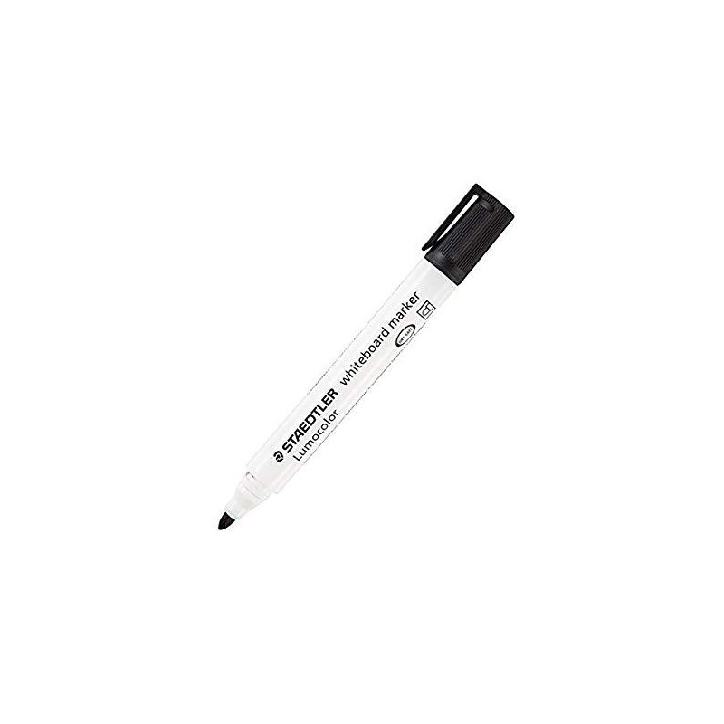 (351-9) STAEDTLER ROTULADOR PIZARRA-BLANCA LUMOCOLOR 351-9 PUNTA REDONDA NEGRO