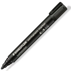 (352-9) STAEDTLER MARCADOR PERMANENTE LUMOCOLOR 352-9 NEGRO