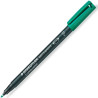 (318-5) STAEDTLER ROTULADOR PERMANENTE LUMOCOLOR 318 F VERDE