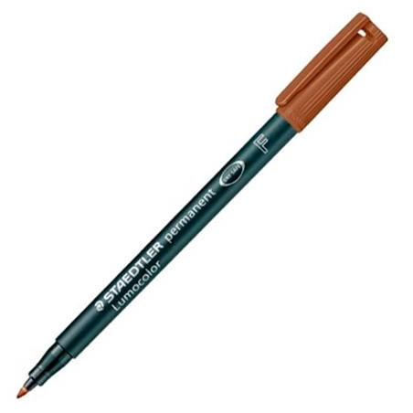 (318-7) STAEDTLER ROTULADOR PERMANENTE LUMOCOLOR 318 F MARRÓN