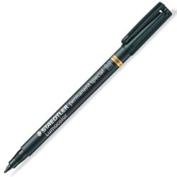 (319 M-9) STAEDTLER ROTULADOR ESPECIAL PERMANENTE LUMOCOLOR M NEGRO