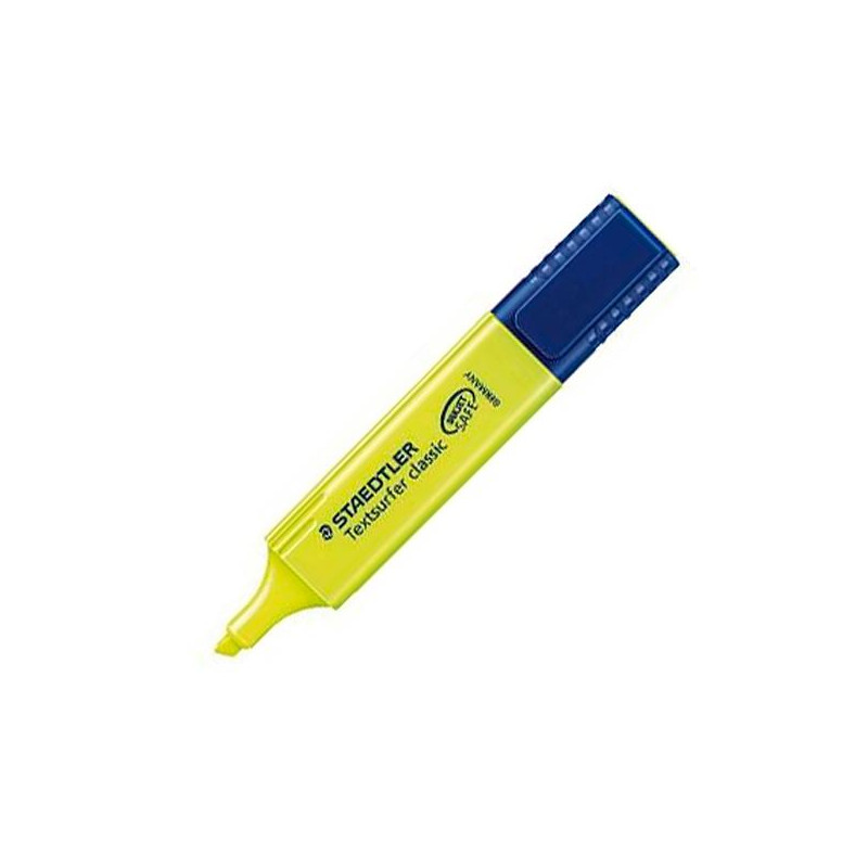 (364-1) STAEDTLER MARCADOR FLUORESCENTE TEXTSURFER CLASSIC AMARILLO
