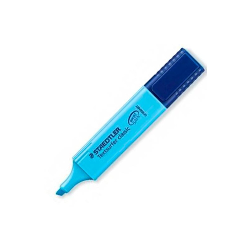 (364-3) STAEDTLER MARCADOR FLUORESCENTE TEXTSURFER CLASSIC AZUL