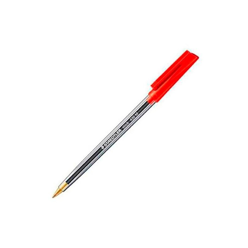 (430 M-2CP5) STAEDTLER BOLÍGRAFO STICK 430 ROJO