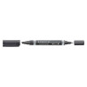 (348 B-9) STAEDTLER MARCADOR PERMANENTE DÚO LUMOCOLOR 348 B DOBLE PUNTA FINA/BISELADA NEGRO
