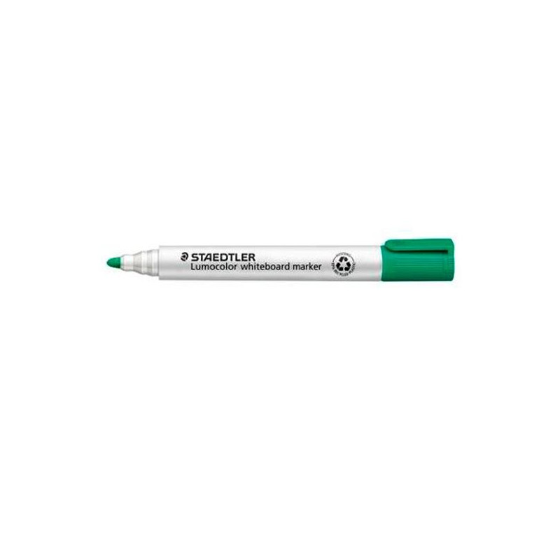 (351-5) STAEDTLER ROTULADOR PIZARRA-BLANCA LUMOCOLOR 351-5 PUNTA REDONDA VERDE