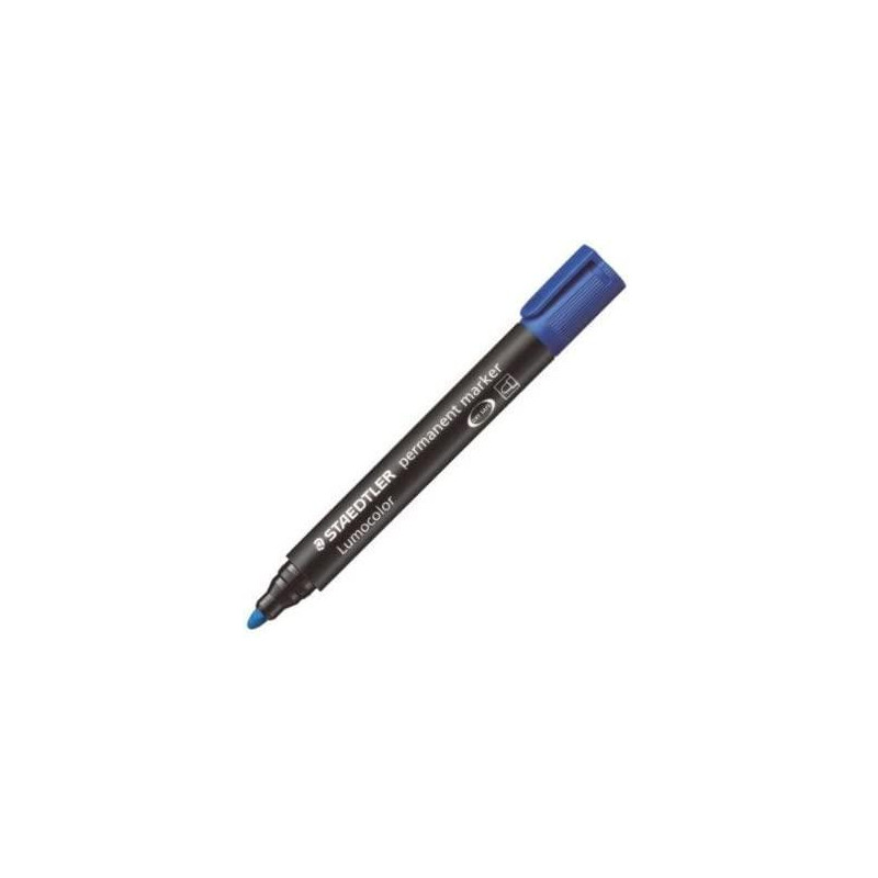 (352-3) STAEDTLER MARCADOR PERMANENTE LUMOCOLOR 352-3 AZUL