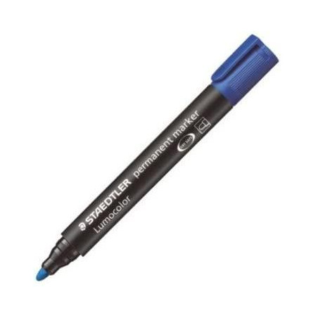 (352-3) STAEDTLER MARCADOR PERMANENTE LUMOCOLOR 352-3 AZUL