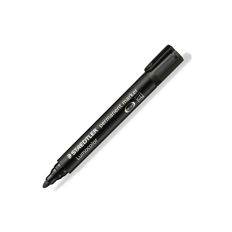 (352-9) STAEDTLER MARCADOR PERMANENTE LUMOCOLOR 352-9 NEGRO