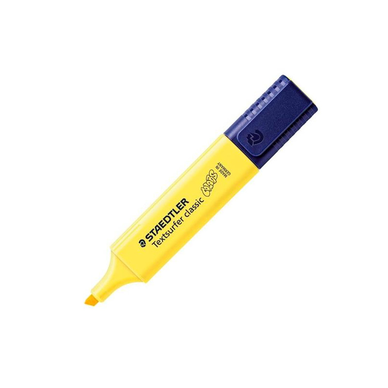 (364 C-100) STAEDTLER MARCADOR FLUORESCENTE TEXTSURFER CLASSIC PASTEL AMARILLO