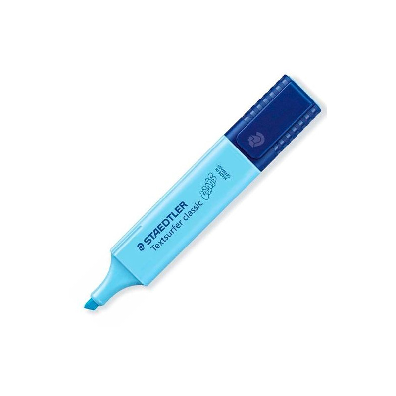 (364 C-305) STAEDTLER MARCADOR FLUORESCENTE TEXTSURFER CLASSIC VINTAGE AZUL CIELO