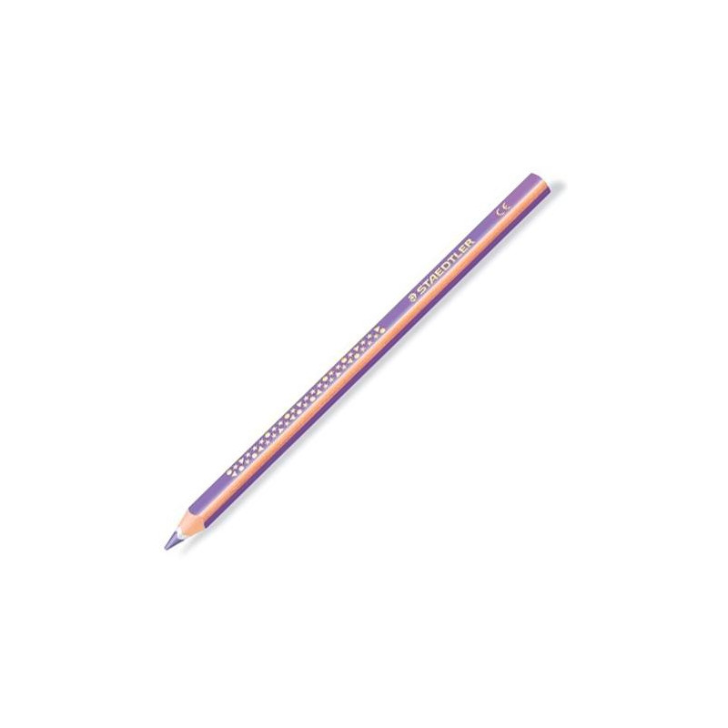 (1284-6) STAEDTLER LÁPICES DE COLORES JUMBO NORIS TRIANGULAR UNICOLOR MORADO