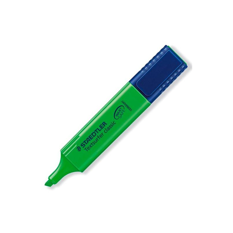 (364-5) STAEDTLER MARCADOR FLUORESCENTE TEXTSURFER CLASSIC VERDE