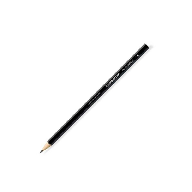(185-9) STAEDTLER LÁPICES DE COLORRES NORIS COLOUR WOPEX ECOLÓGICO NEGRO