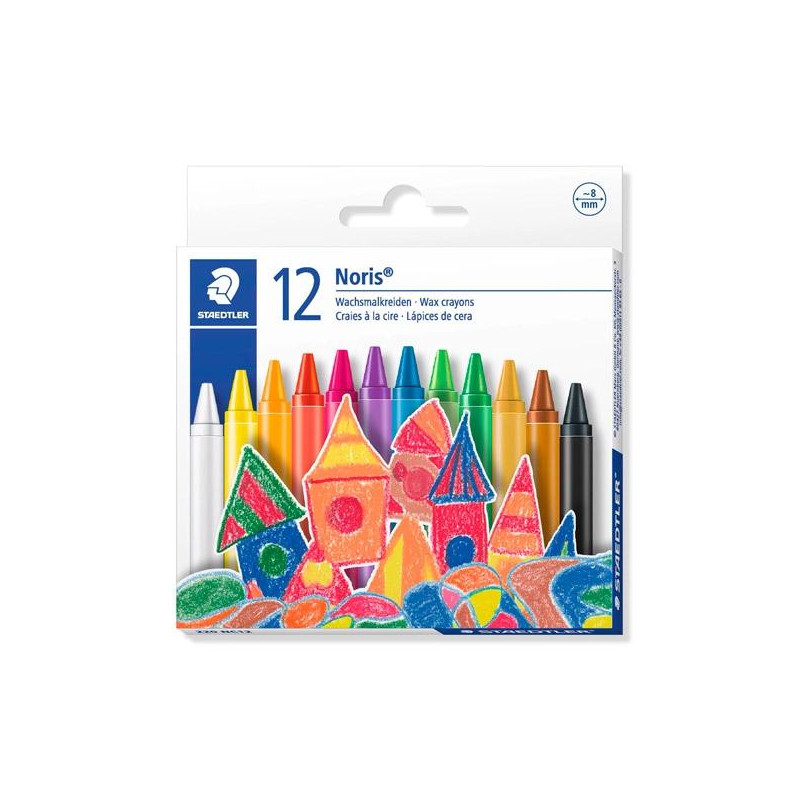 (220 NC12) STAEDTLER CERAS NORIS 220 COLORES BRILLANTES SURTIDOS ESTUCHE 12 UD