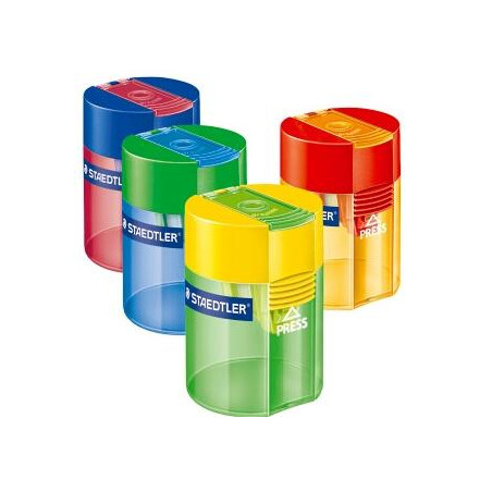 (511 006) STAEDTLER AFILALÁPICES 511 DEPÓSITO TRANSPARENTE COLORES SURTIDOS