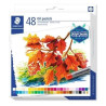 (2420 C48) STAEDTLER CERAS BLANDAS PASTELES AL ÓLEO 70MM COLORES SURTIDOS ESTUCHE 48 UD