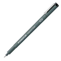 (308 01-9) STAEDTLER ROTULADOR CALIBRADO PIGMENT LINER 0.1MM NEGRO