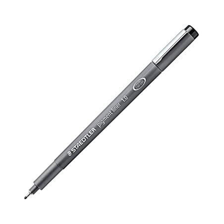 (308 10-9) STAEDTLER ROTULADOR CALIBRADO PIGMENT LINER 1.0MM NEGRO