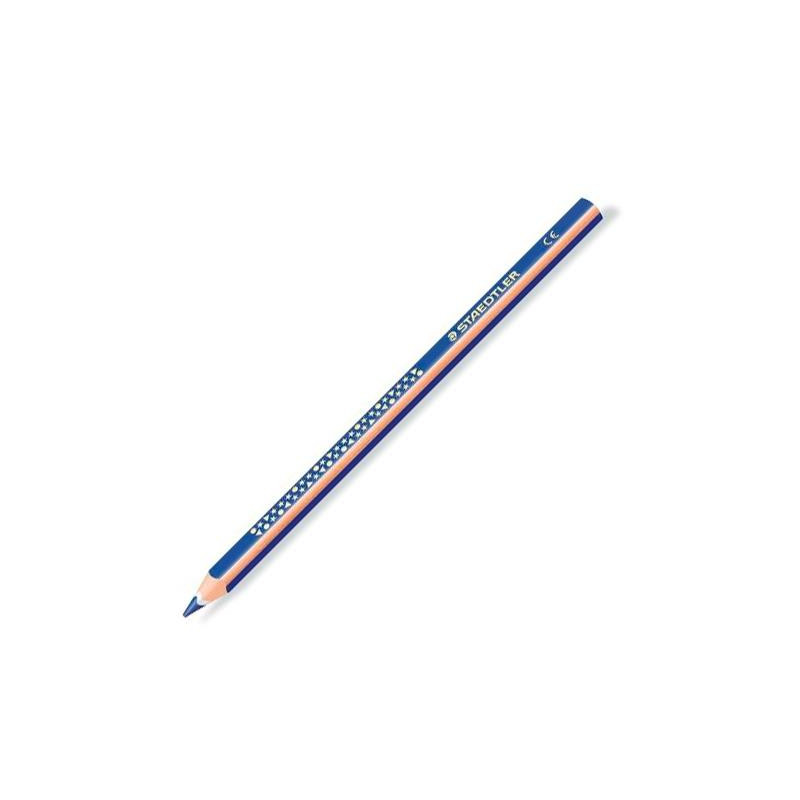 (1284-3) STAEDTLER LÁPICES DE COLORES JUMBO NORIS TRIANGULAR UNICOLOR AZUL