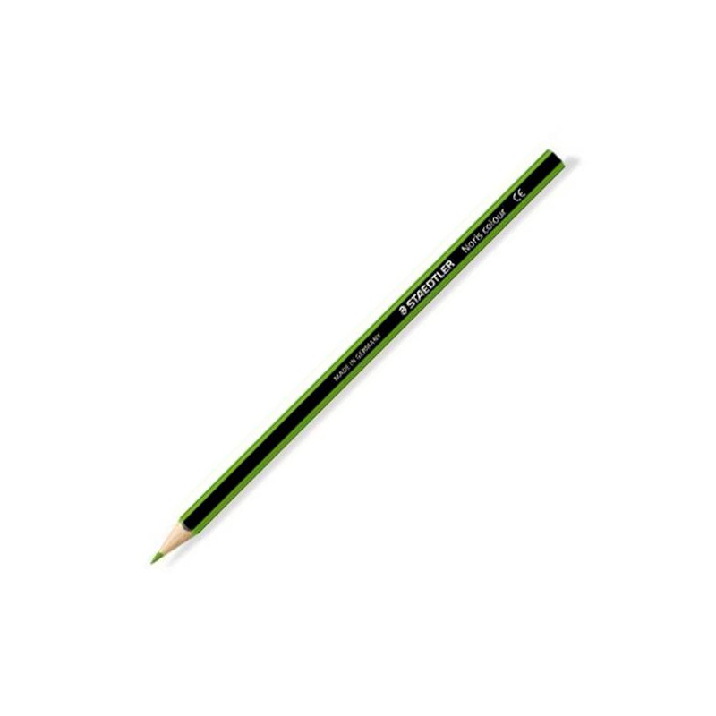 (185-5) STAEDTLER LÁPICES DE COLORES NORIS COLOUR MADERA WOPEX ECOLÓGICA VERDE