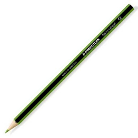 (185-50) STAEDTLER LÁPICES DE COLORES NORIS COLOUR MADERA WOPEX ECOLÓGICA VERDE CLARO