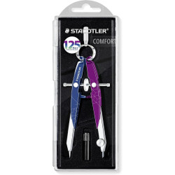 (556 00-MA2) STAEDTLER COMPÁS METÁLICO DE PRECISIÓN MARS CON AJUSTE POR RUEDA AZUL/BAYAS SILVESTRES