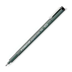 (308 005-9) STAEDTLER ROTULADOR CALIBRADO PIGMENT LINER 0.05MM NEGRO