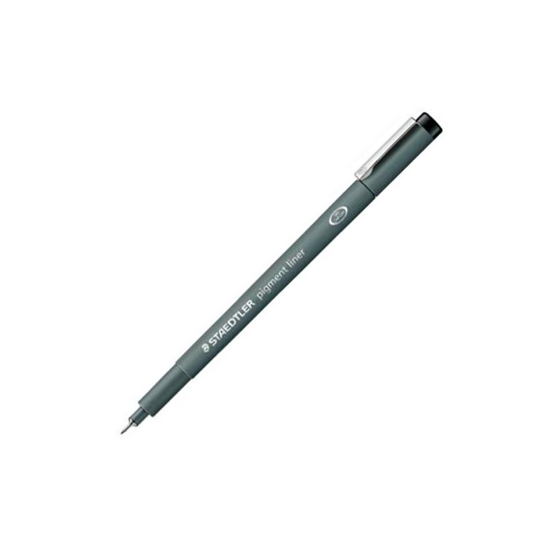 (308 01-9) STAEDTLER ROTULADOR CALIBRADO PIGMENT LINER 0.1MM NEGRO